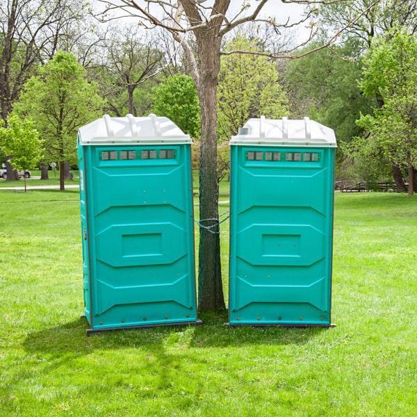 long-term porta potties should be serviced on a regular basis, generally once a week, to ensure cleanliness and functionality